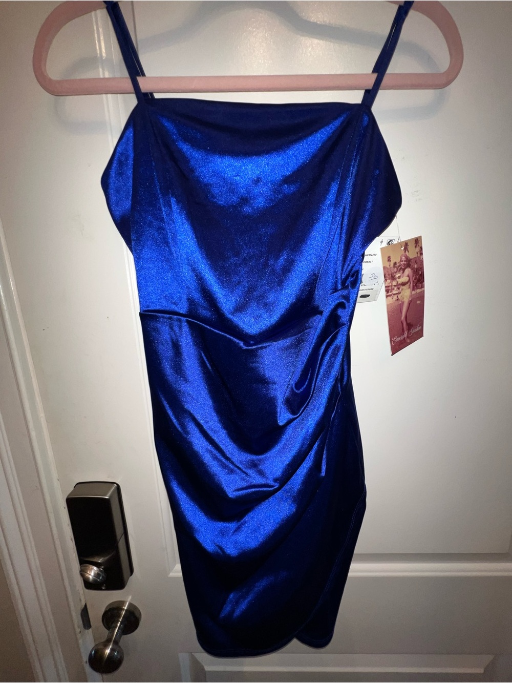 Emerald Sundae Satin Mini Dress. New with tags. Size: M. Asking:$59.